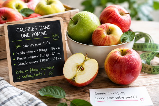 Les calories dans une pomme