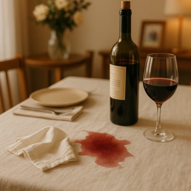 5 astuces infaillibles pour enlever une tache de vin rouge facilement